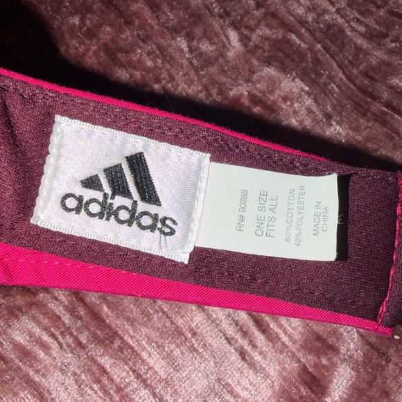Adidas Bright Pink Sports Visor - Picture 5 of 7